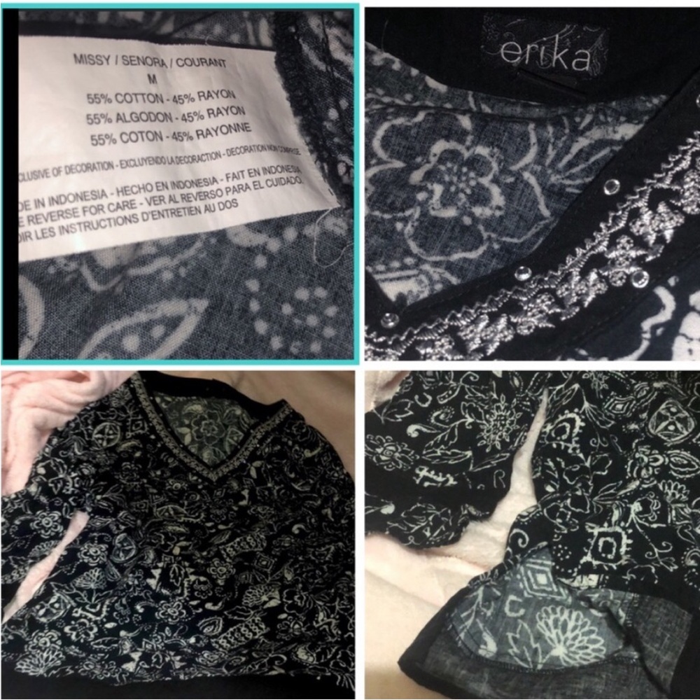 Erica Blouse Size M - Picture 2 of 2